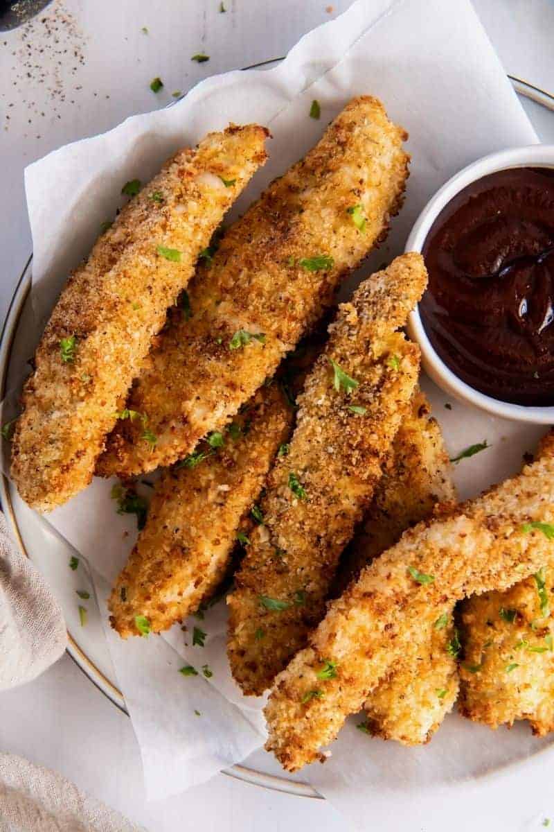 Air Fryer Chicken Tenders | Panko Breadcrumb Battered