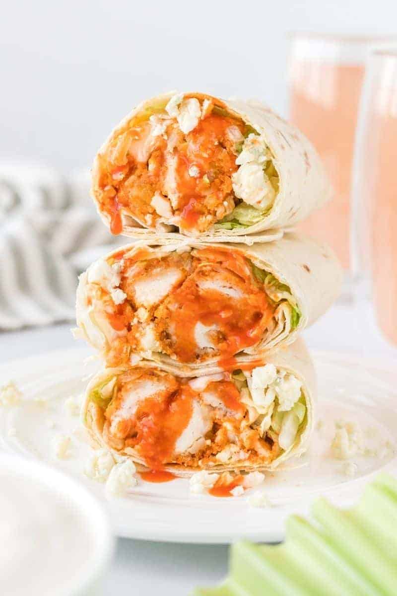 5-Minute Buffalo Chicken Wrap | Everyday Family Cooking