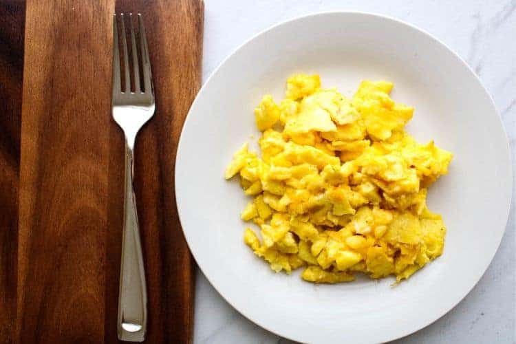 Air Fryer Scrambled Eggs - Fork To Spoon
