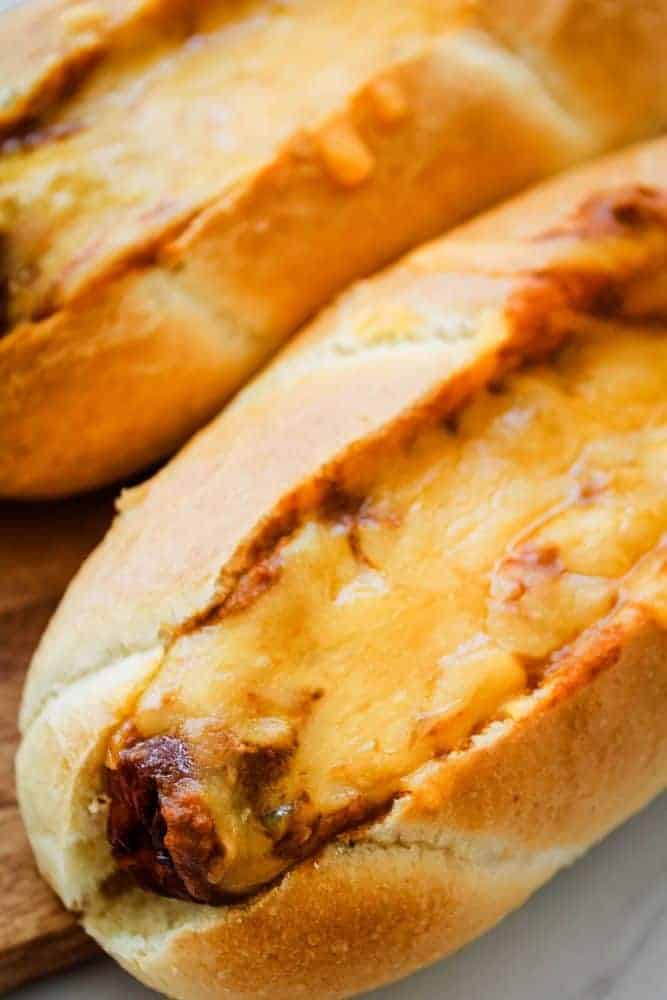 Hot Dogs with Chili and Cheese