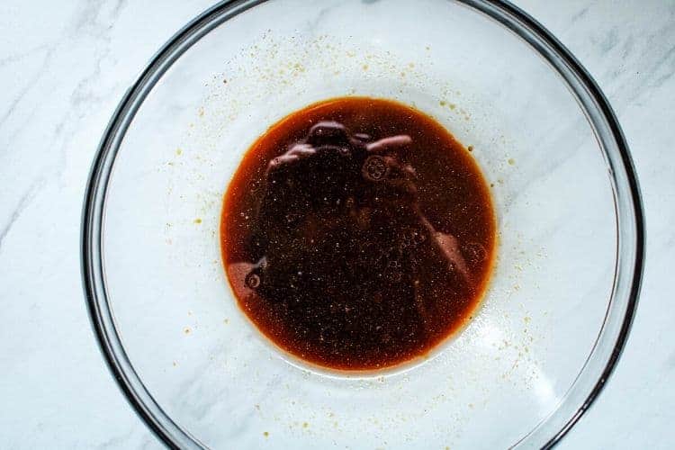 Honey Soy Marinade in a Bowl