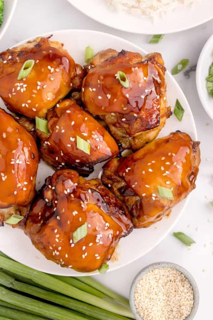 Honey garlic chicken thighs ninja foodi hotsell