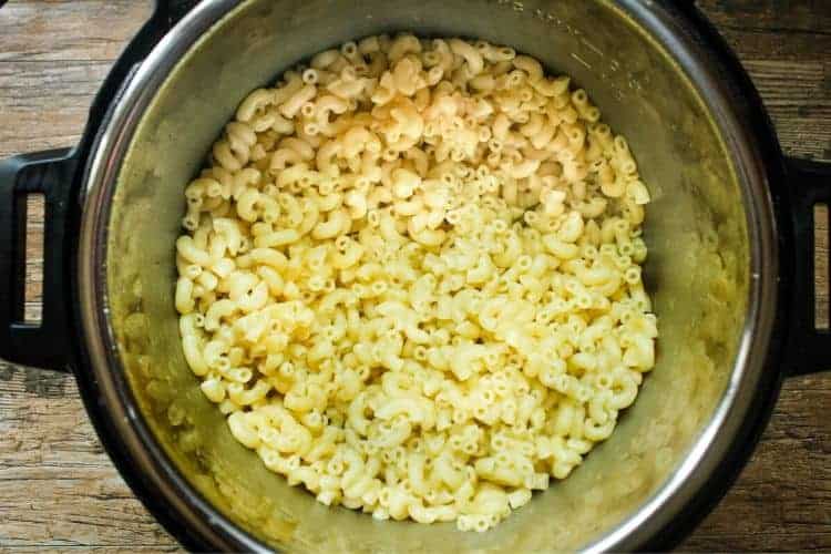 Cooked Macaroni in Instant Pot