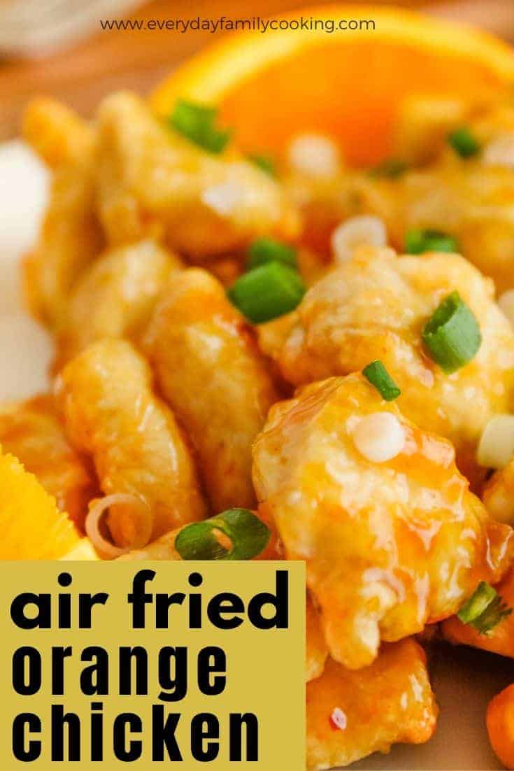 Air Fried Orange Chicken 6