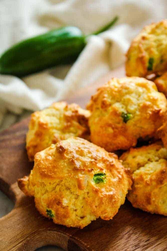 Air Fryer Hush Puppies Made From Jiffy Cornbread Mix