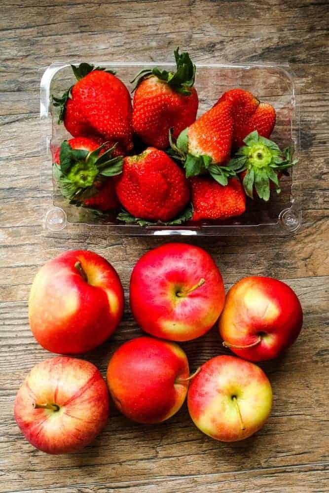 Strawberries and Apples