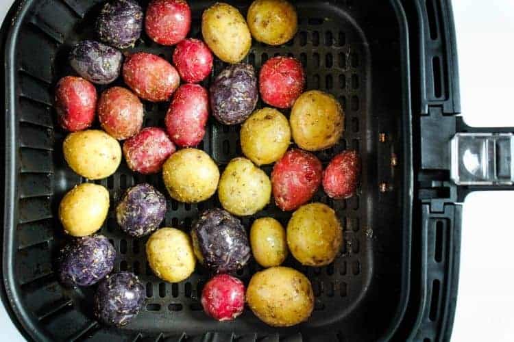 Raw Baby Potatoes in Air Fryer