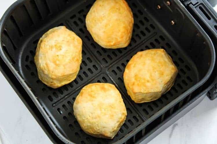 Cooked donuts in air fryer