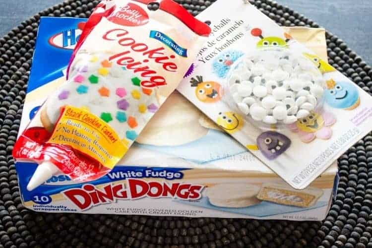 White Ding Dongs, Candy eyes, and Cookie Icing image