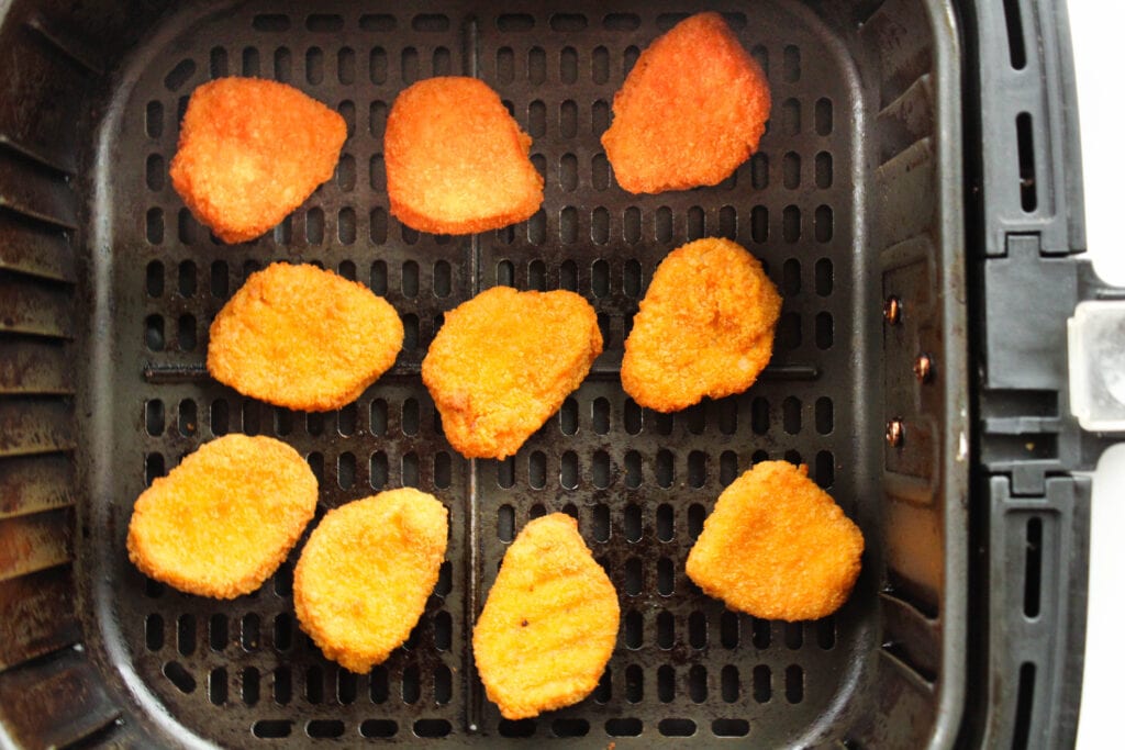 Frozen Chicken Nuggets in air fryer