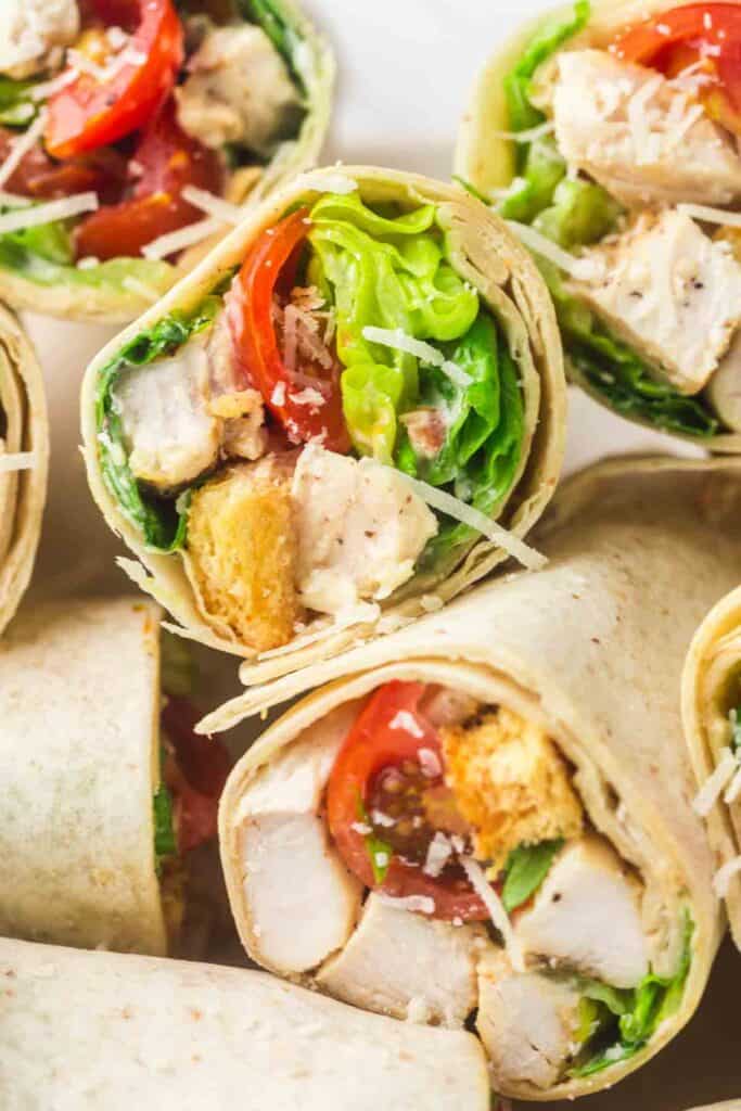 12 Easy Chicken Wraps Made With Leftover Chicken 12-easy-chicken-wraps-made-with-leftover-chicken