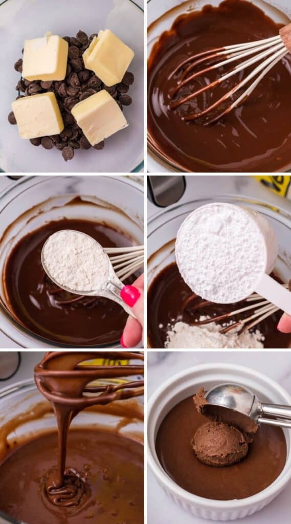 Pastel de lava Air Fryer con Nutella Pastel de lava Air Fryer con Nutella