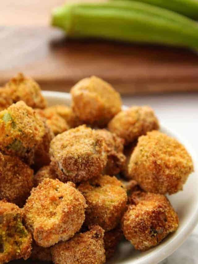 Easy Fried Okra in the Air Fryer Everyday Family Cooking