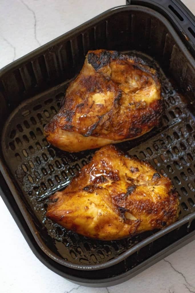 Bone-In Chicken Breasts in air fryer