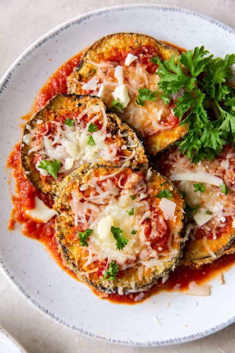 Air Fryer Eggplant Parmesan Everyday Family Cooking