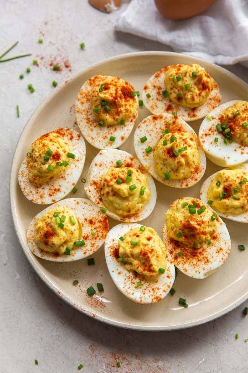 Deviled Eggs Without Mustard Everyday Family Cooking