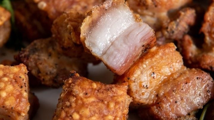 Air Fryer Crispy Pork Belly (SUPER CRISPY) - CJ Eats Recipes