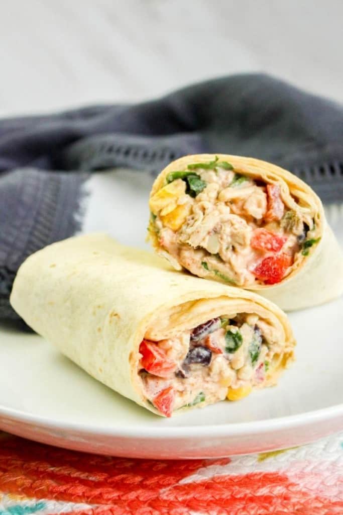 Southwest Chicken Wraps - The Country Cook