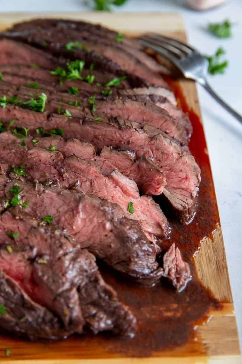 Easy Air Fryer Flank Steak - The Dizzy Cook