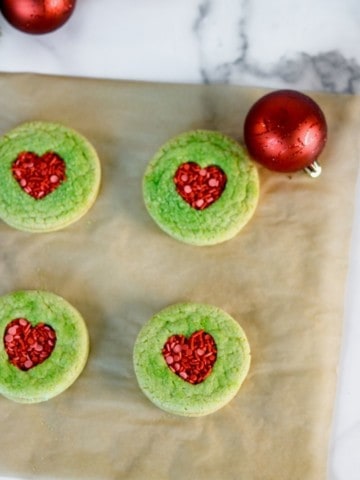 Delicious and festive Grinch sugar cookies