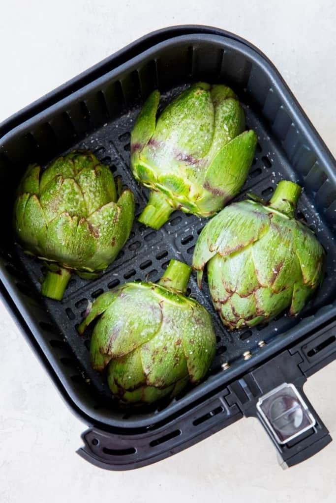 cooking artichokes in air fryer