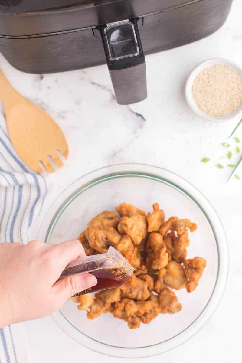 Trader Joe's Orange Chicken in the Air Fryer Everyday Family Cooking