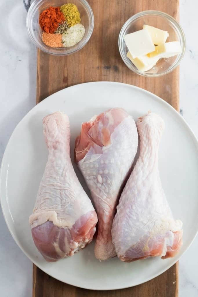 ingredients for turkey legs cooked in air fryer