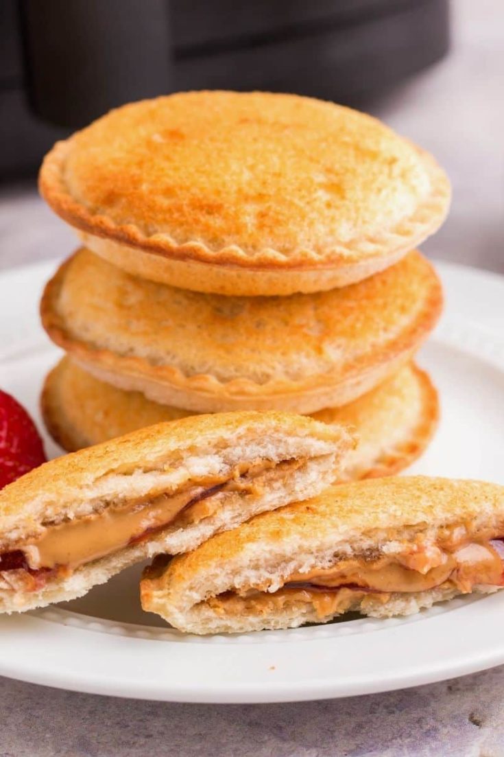 Delicious and gooey uncrustables made in air fryer