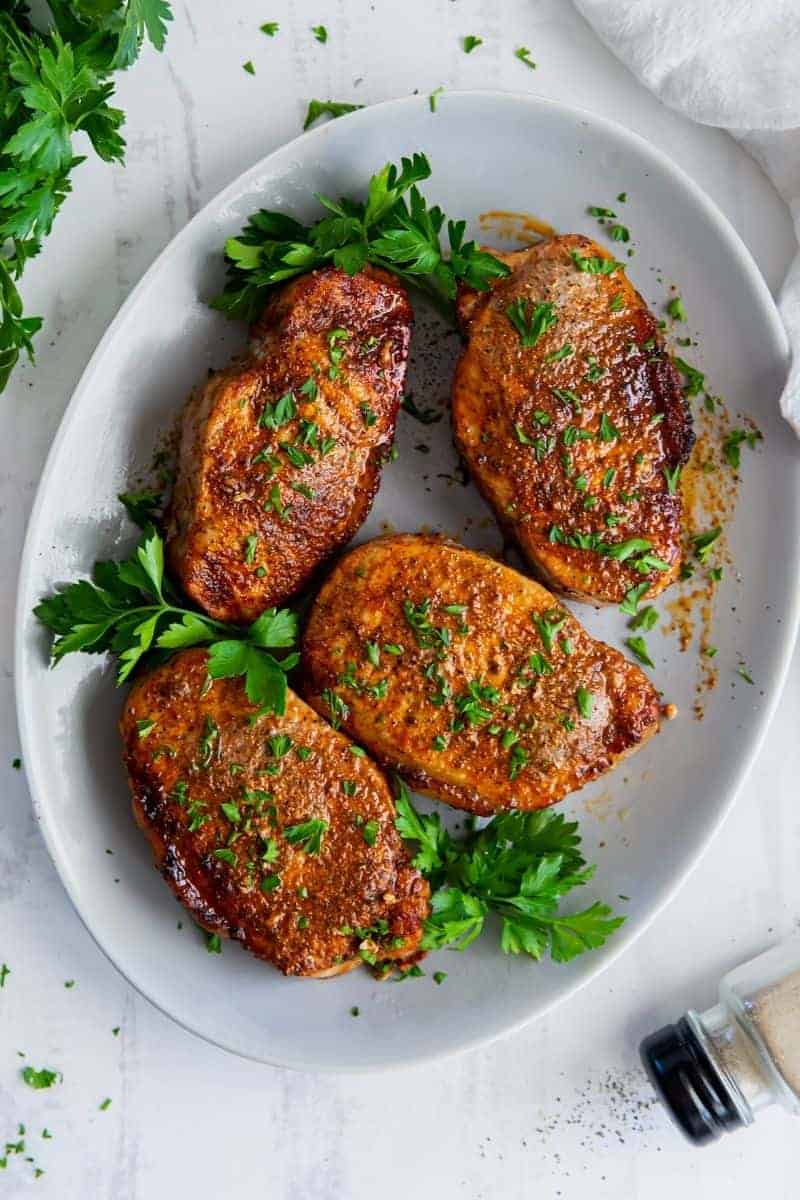 Frozen Pork Chops in the Air Fryer Everyday Family Cooking