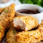 Easily reheat leftover chicken tenders in air fryer