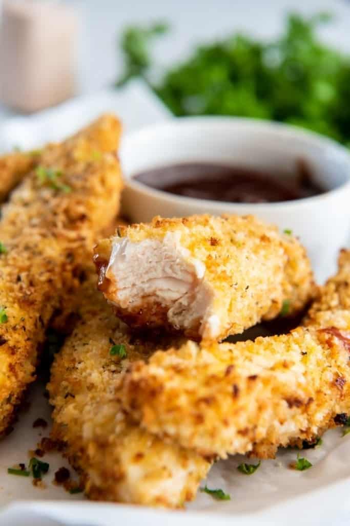 Easily reheat leftover chicken tenders in air fryer