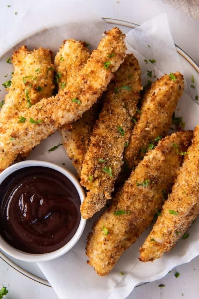 easily reheat chicken strips in air fryer