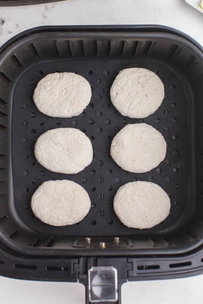 place raw biscuits in air fryer
