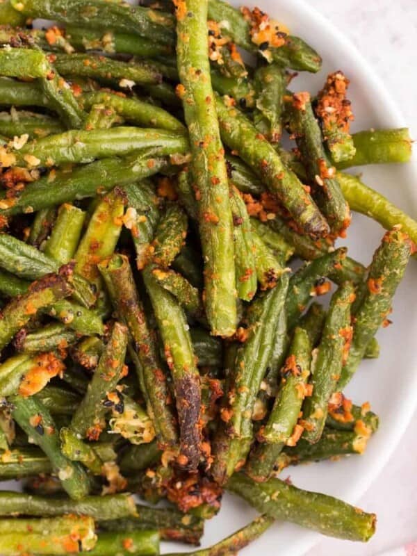 Crispy air fryer frozen green beans