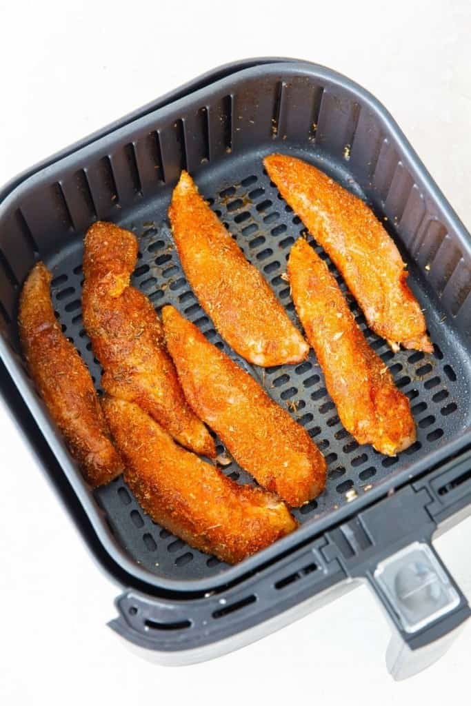 cook naked chicken tenders in air fryer