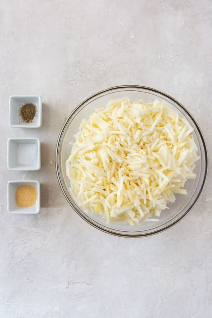 prepared ingredients for air fryer frozen hash browns