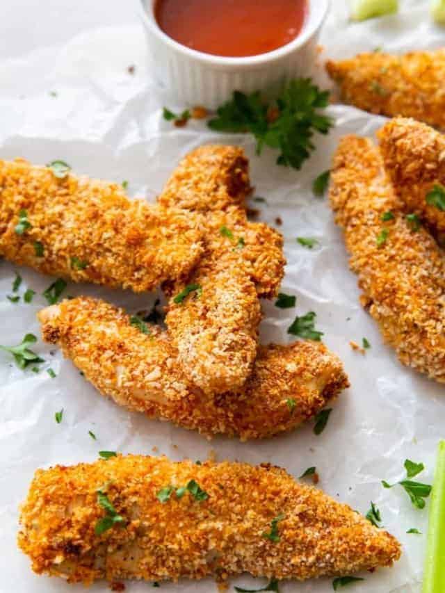Crispy Buffalo Chicken Tenders (air fryer) - Everyday Family Cooking