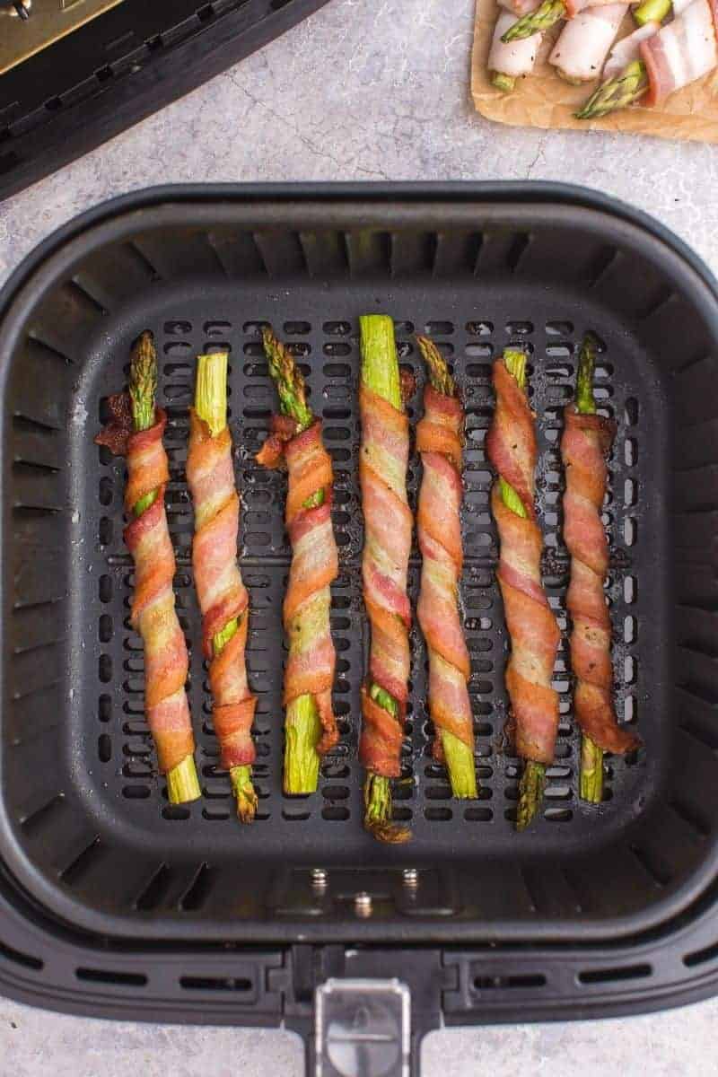 Bacon Wrapped Asparagus in the Air Fryer | Everyday Family Cooking