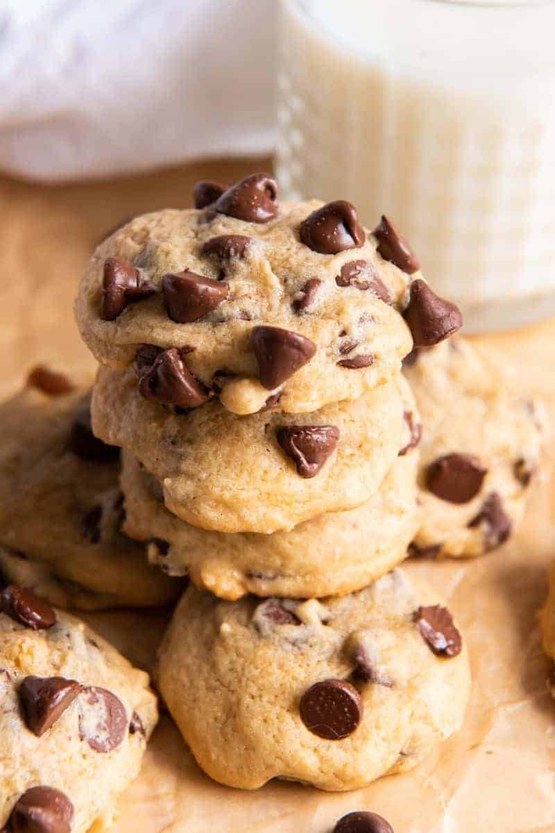 Chocolate Chip Cookies without Baking Soda or Baking Powder