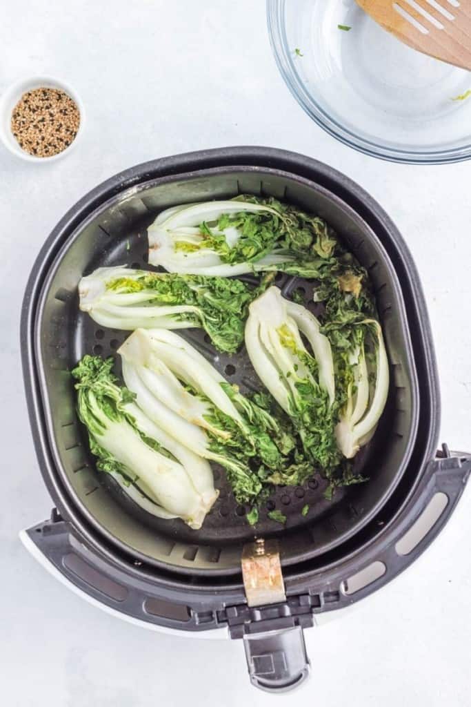 cook bok choy in air fryer