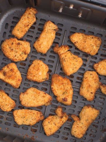 chicken nuggets cooked in air fryer