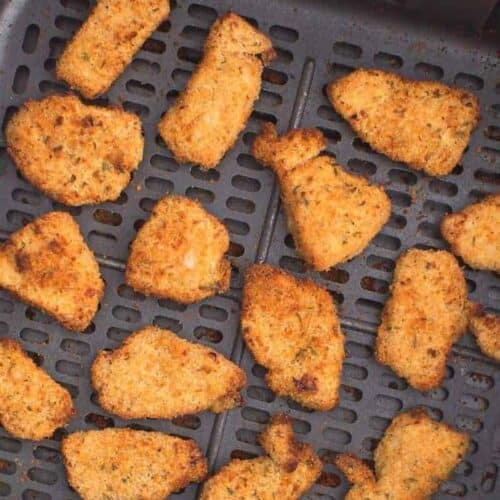 chicken nuggets cooked in air fryer