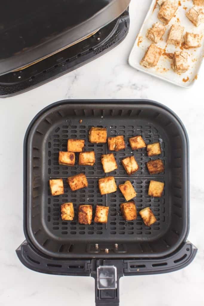 air frying tofu