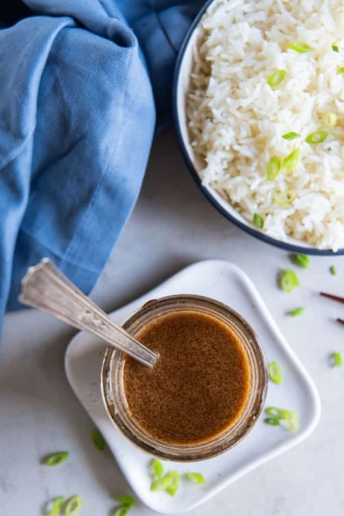 Asian Stir Fry Sauce with Rice