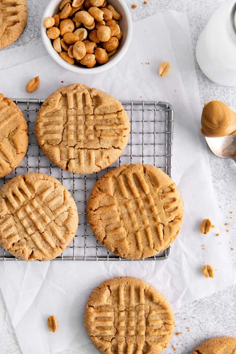 Soft and Chewy Peanut Butter Cookies Everyday Family Cooking