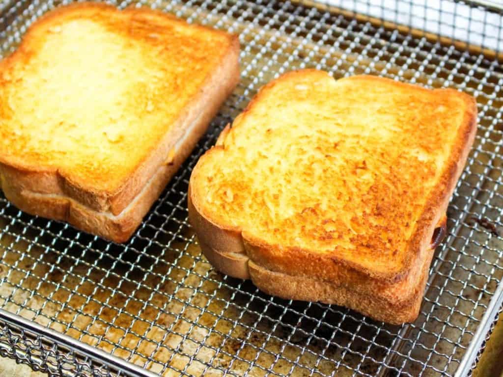 golden brown grilled cheese