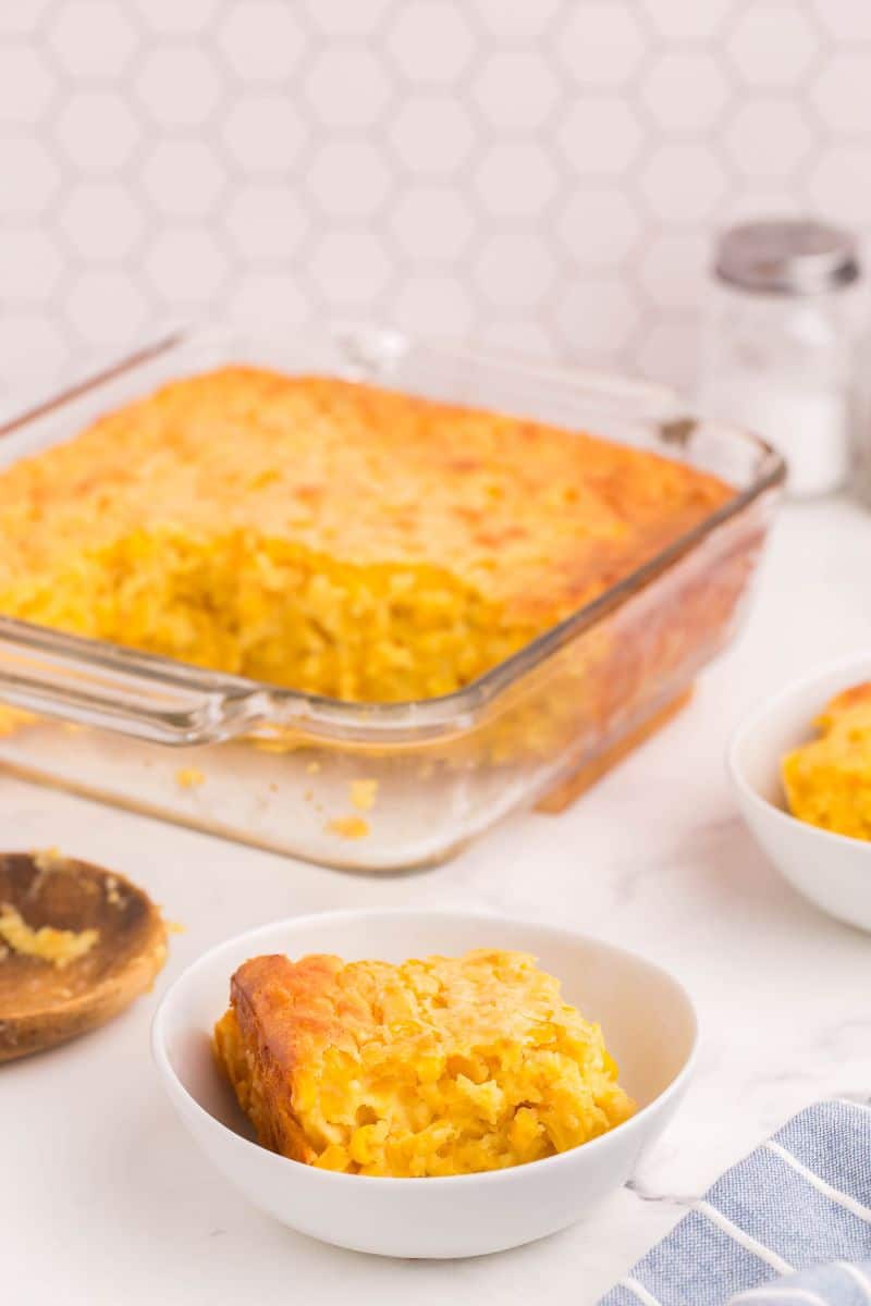 Corn Casserole Without Sour Cream Everyday Family Cooking