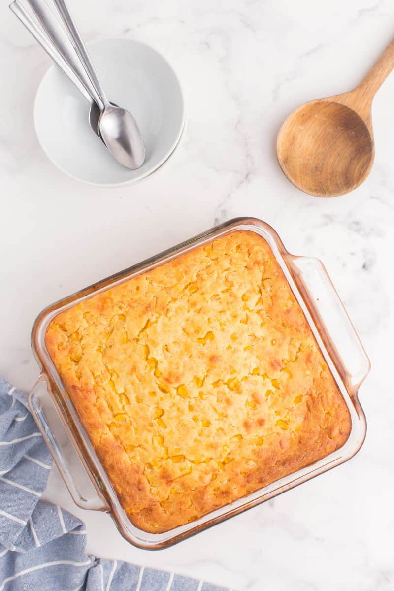 Corn Casserole Without Sour Cream Everyday Family Cooking