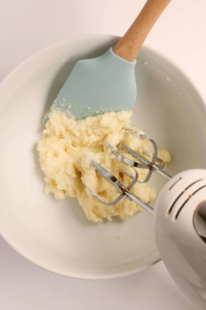 mixing ingredients in a bowl