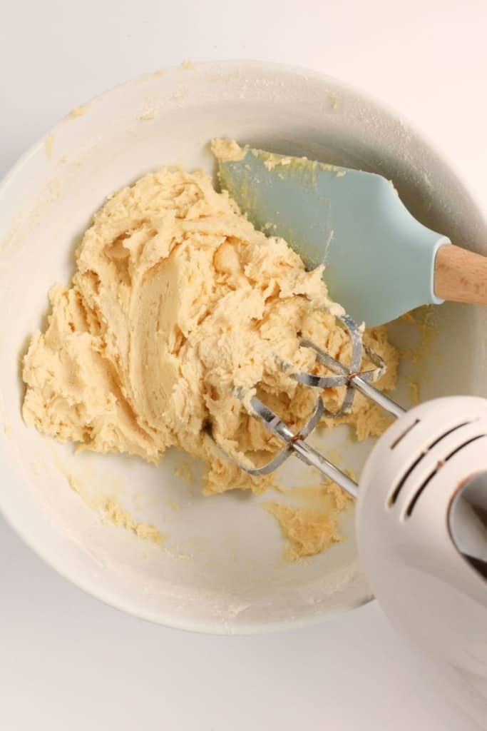 combining ingredients in a bowl